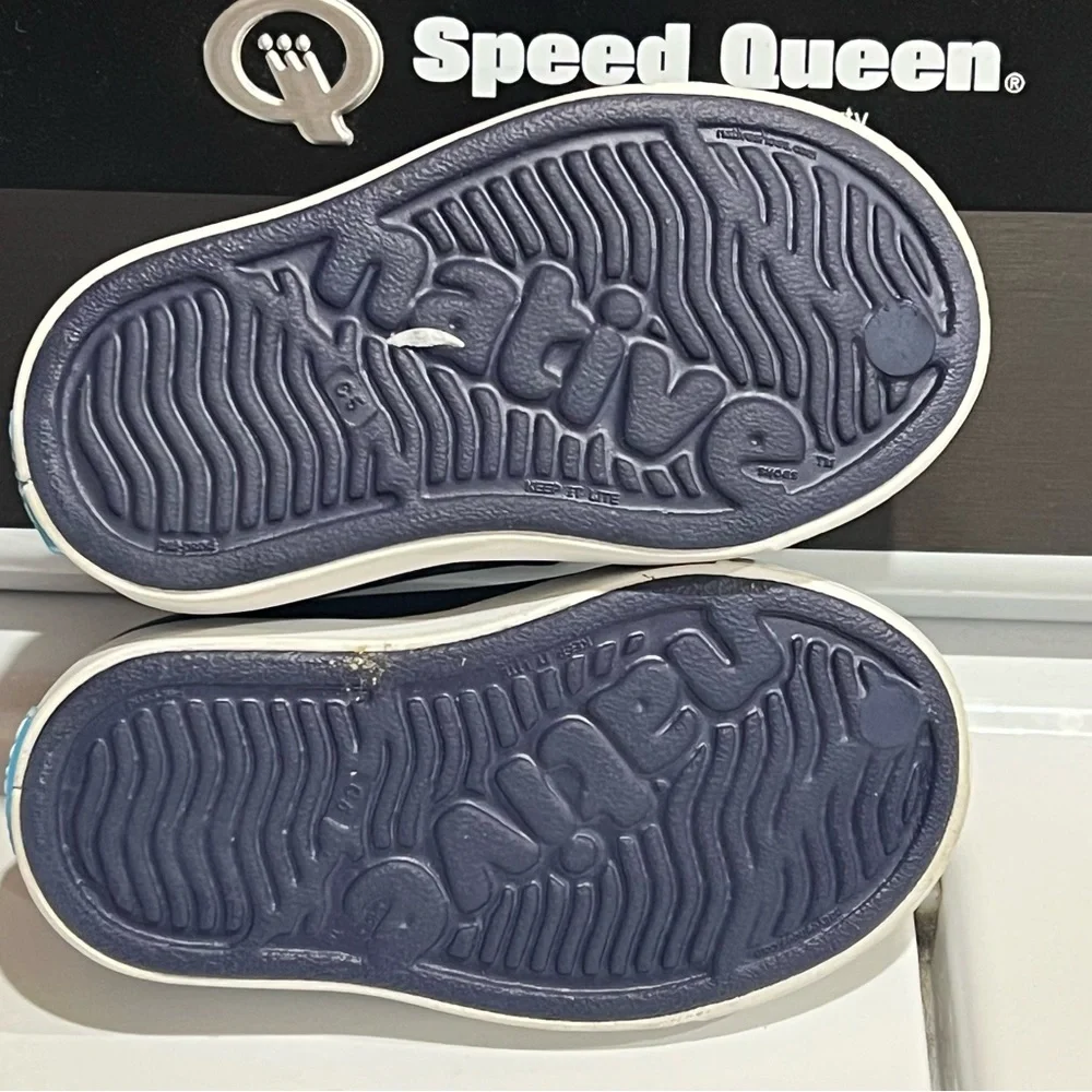 Native Jefferson Mules in Navy and White